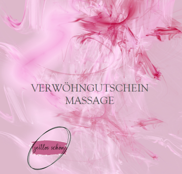 VERWÖHNGUTSCHEIN Massage